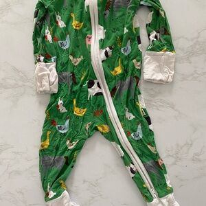 Little Sleepies Farm Animal Print Kids One Piece